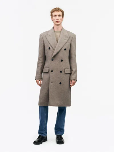 Tiger Of Sweden Chiaver Coat In Eggshell