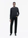 Tiger Of Sweden Connor L Linen Blend Sweater In 284 Light Ink