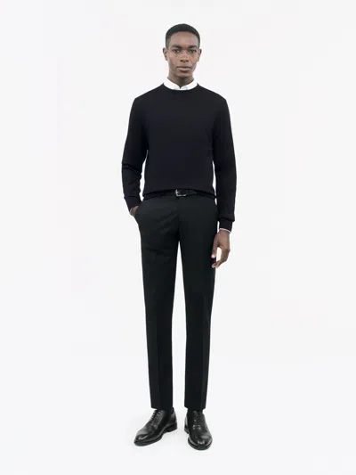 Tiger Of Sweden Connor Merino Wool Sweater In Black