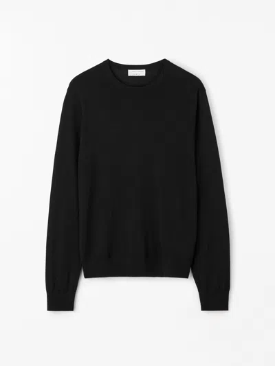 Tiger Of Sweden Connor Merino Wool Sweater In Black