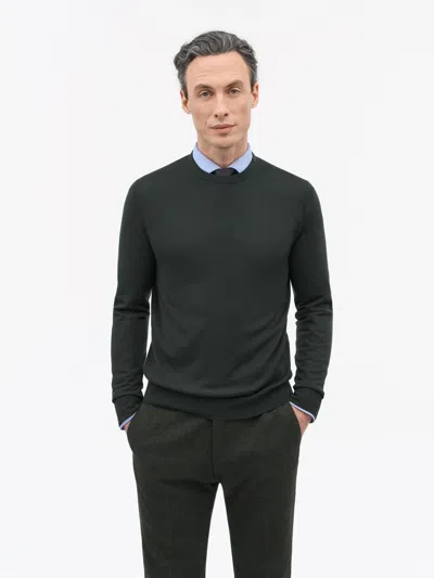 Tiger Of Sweden Connor Rws Merino Sweater In Green