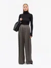 Tiger Of Sweden Cora Printed Draped Trousers In Animal Print