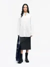 Tiger Of Sweden Corinne Shirt In 090 Pure White