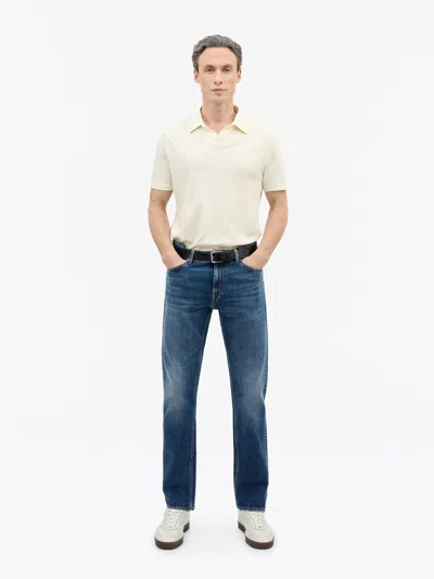 Tiger Of Sweden Des Mid-rise Jeans In Blue