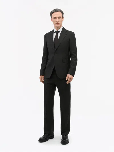 Tiger Of Sweden Ease Relaxed-fit Pinstripe Jacket In Black