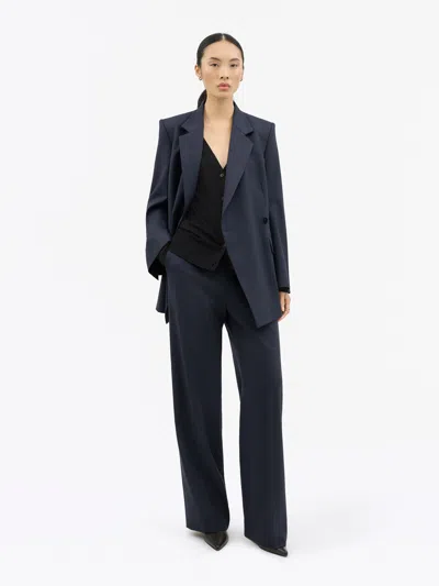 Tiger Of Sweden Eedit Mid Waist Trousers In Black
