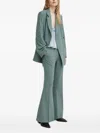 Tiger Of Sweden Eliwira Single-button Lapel Blazer In Green
