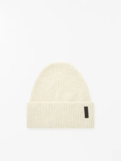 Tiger Of Sweden Erinna Beanie In Eggshell