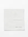 Tiger Of Sweden Famiano Handkerchief In 090 Pure White