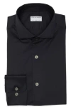 Tiger Of Sweden Farrell 5 Button-up Shirt In 050-black