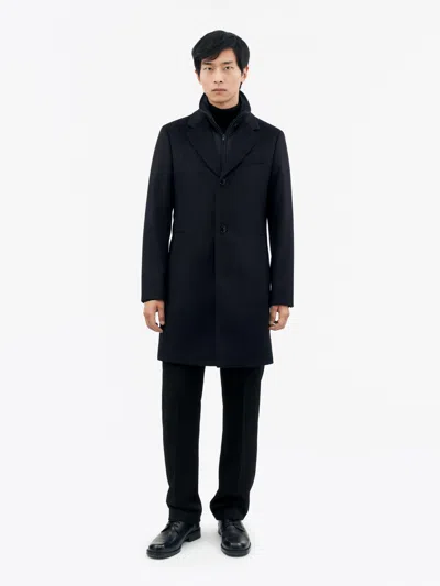 Tiger Of Sweden Finnan Coat In 284 Light Ink