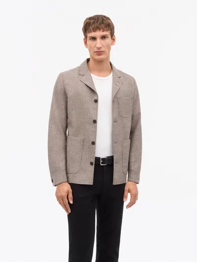 Harrison Wool-linen Overshirt from Tiger of Sweden