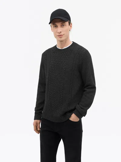 Tiger Of Sweden Harry Rws Heavy Merino Knit In Black