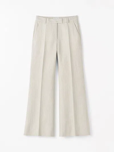 Tiger Of Sweden Hedvi Flared Trousers In Neutral