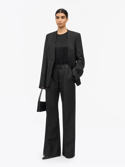 Tiger Of Sweden Hedvi Modern Flared Trousers In Black