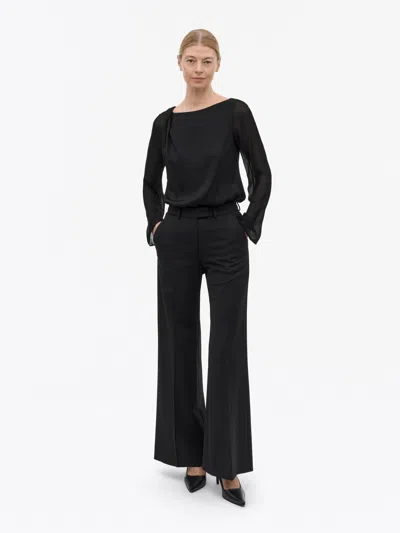 Tiger Of Sweden Hedvi Moderne Flared Bukser In Black
