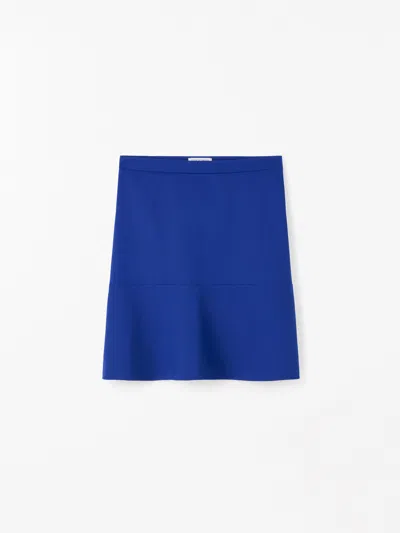 Tiger Of Sweden Jamien Tailored Skirt In Blue