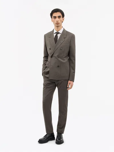 Tiger Of Sweden Jeen Rws Dubbelknäppt Kavaj In Brown