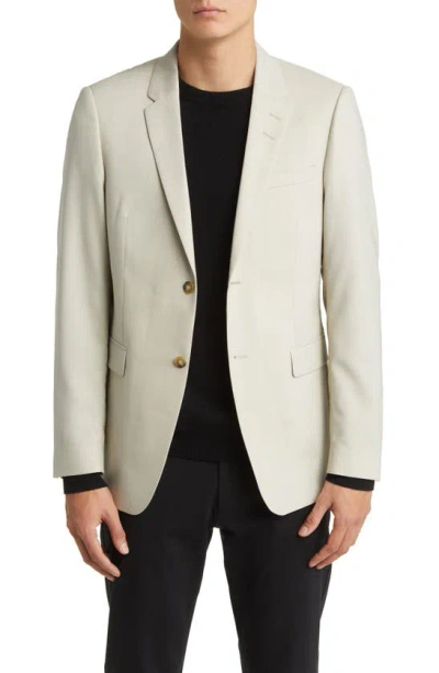 Tiger Of Sweden Jerrett Slim Fit Wool Sport Coat In Pearl White