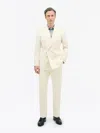 Tiger Of Sweden Joachim Double-breasted Blazer In Offwhite