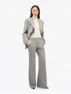 Tiger Of Sweden Juli Bootcut Wool Trousers In Gray