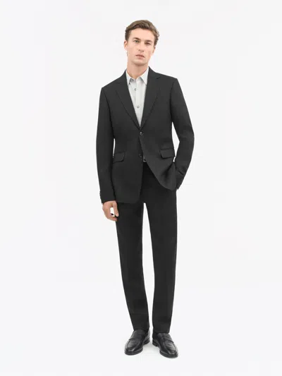 Tiger Of Sweden Justin Classic Linen Jacket In Black