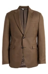 Tiger Of Sweden Brown Jarl Blazer In Dusty Brown