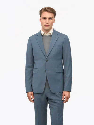 Tiger Of Sweden Justin Slim-fit Wool Jacket In Blue