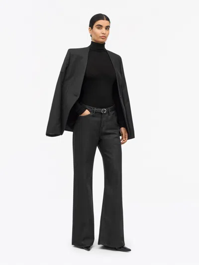 Tiger Of Sweden Kinne Coated Denim Jeans In Black