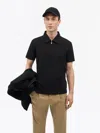 Tiger Of Sweden Laron Short-sleeved Polo Shirt In Black