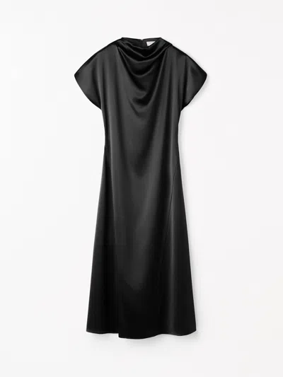 Leilani Festive Satin Dress In Black from Tiger of Sweden