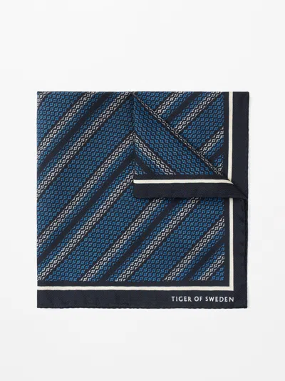 Tiger Of Sweden Lineamenti Handkerchief In Silk