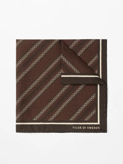 Tiger Of Sweden Lineamenti Handkerchief In Silk