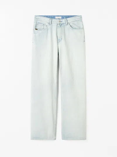 Tiger Of Sweden Loorna Flared Mid-rise Jeans In Pale Jeans Blue