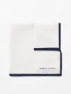 Tiger Of Sweden Luserna Silk Handkerchief In White