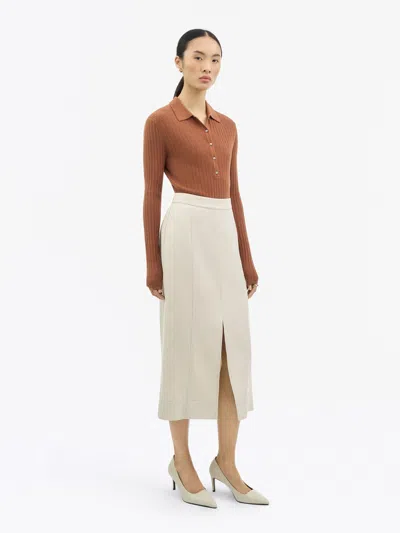 Tiger Of Sweden Maline Bomuld-linen Nederdel