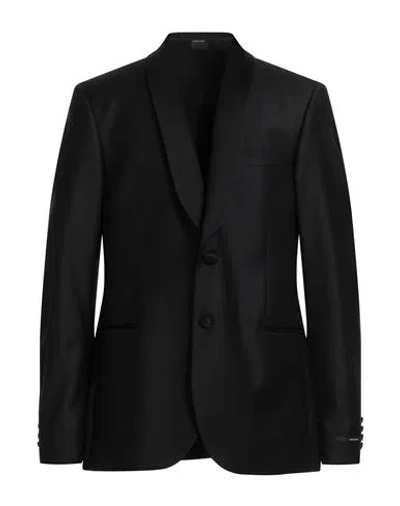Tiger Of Sweden Man Blazer Black Size 46 Virgin Wool