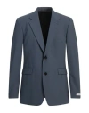 Tiger Of Sweden Man Blazer Slate Blue Size 44 Wool, Polyester, Elastane In Blue