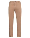 Tiger Of Sweden Man Pants Camel Size 33 Cotton, Elastane In Beige