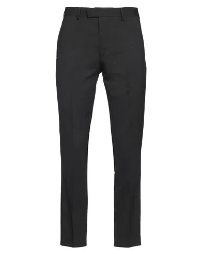 Tiger Of Sweden Man Pants Charcoal Size 36 Recycled Polyester, Wool, Linen, Elastane In Gray