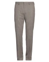 Tiger Of Sweden Man Pants Taupe Size 36 Wool, Polyester, Polyamide, Elastane In Grey