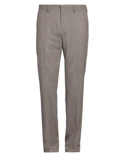 Tiger Of Sweden Man Pants Taupe Size 36 Wool, Polyester, Polyamide, Elastane In Grey
