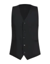 Tiger Of Sweden Man Tailored Vest Black Size 42 Wool, Elastane In Black