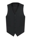 Tiger Of Sweden Man Tailored Vest Black Size 44 Polyester, Wool, Elastane
