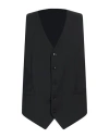 Tiger Of Sweden Man Tailored Vest Black Size 40 Recycled Polyester, Wool, Elastane In Black