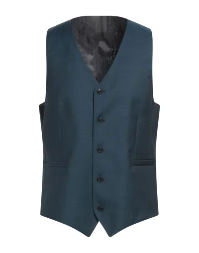 Tiger Of Sweden Vests In Navy Blue