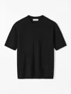 Tiger Of Sweden May Wool Cashmere T-shirt In Black