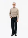Tiger Of Sweden Nevile Turtleneck Wool Sweater In Brown