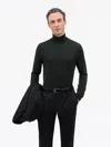 Tiger Of Sweden Nevile Turtleneck Wool Sweater In Green