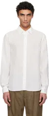 Tiger Of Sweden Off-white Spenser Casual Linen Shirt In 102offwhite